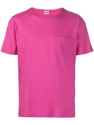 Jersey t-shirt aus baumwoll Massimo Alba pink