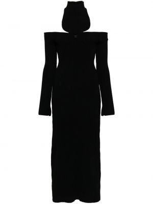Макси рокля Courreges черно