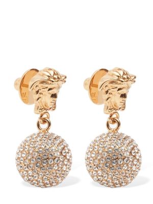 Auskarai su kristalais Versace auksinė