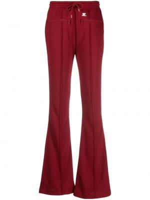 Pantaloni Courrèges rosso