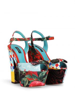 Sandalias con estampado Dolce & Gabbana