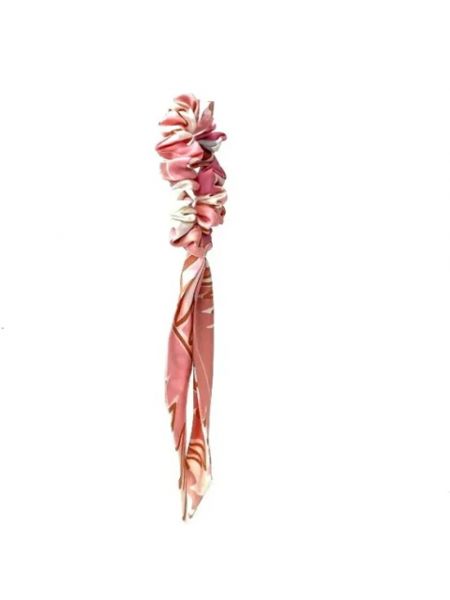 Bufanda de pelo Hermès Vintage rosa