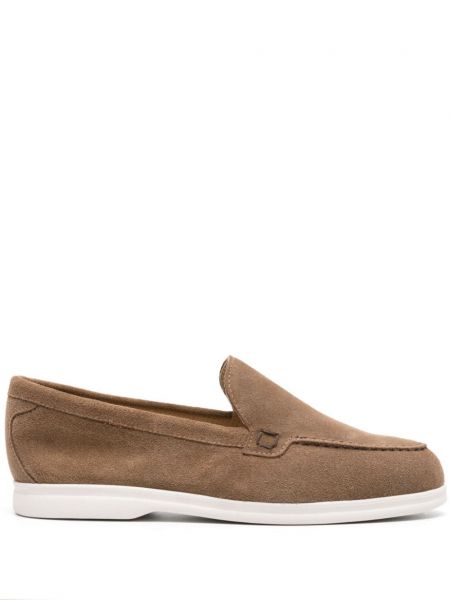 Loafers σουέντ Doucal's καφέ