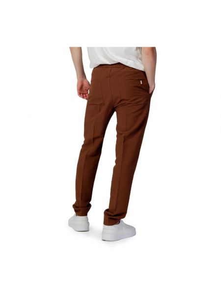 Pantalones chinos de lino Liu Jo marrón