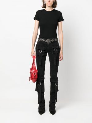 Tričko s kulatým výstřihem Isabel Marant černé