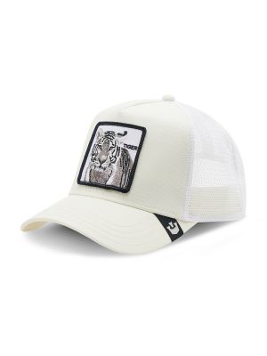 Καπέλο με ρίγες τίγρη Goorin Bros λευκό