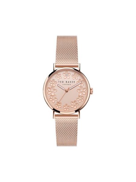 Pολόι από ροζ χρυσό Ted Baker