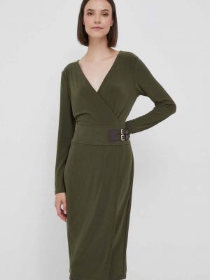 Zelené midi šaty Lauren Ralph Lauren