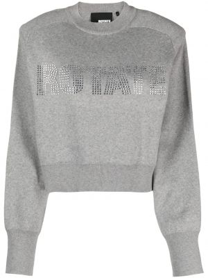 Sweatshirt aus baumwoll Rotate grau