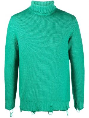 Pletený svetr Pt Torino zelený
