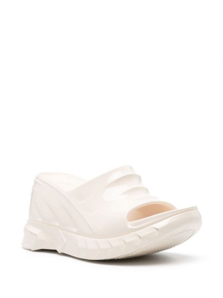 Sandales à plateforme Givenchy blanc