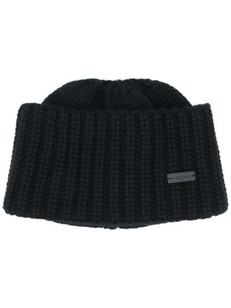Кашмирена шапка Saint Laurent черно