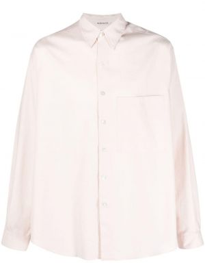 Camicia di cotone Auralee rosa