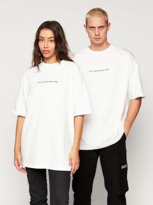 T-shirt à motif mélangé Multiply Apparel blanc