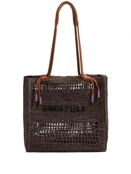 Strick shopper handtasche Bimba Y Lola braun