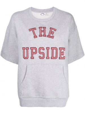 Tričko s výšivkou The Upside - červená