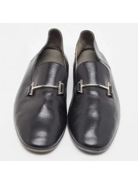 Calzado de cuero retro Hermès Vintage negro