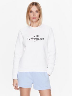 Bluza dresowa Peak Performance biała