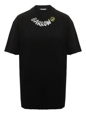 Хлопковая футболка Barrow черная