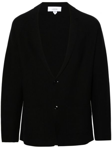 Blazer lung tricotate Lardini negru