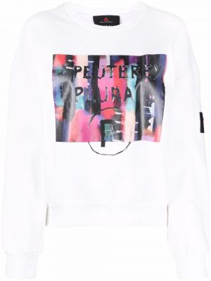 Trykt sweatshirt Peuterey hvit