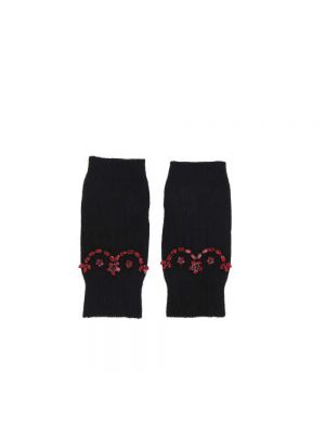 Rękawiczki bawełniane Simone Rocha czarne