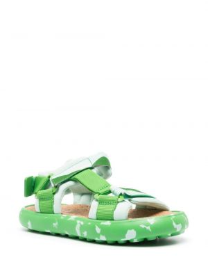 Sandales matelassées Camper vert