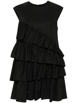 Kleid aus baumwoll Msgm schwarz