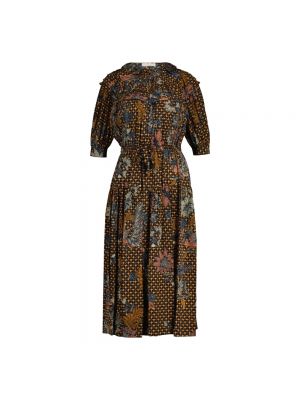 Sukienka maxi Ulla Johnson - Brązowy