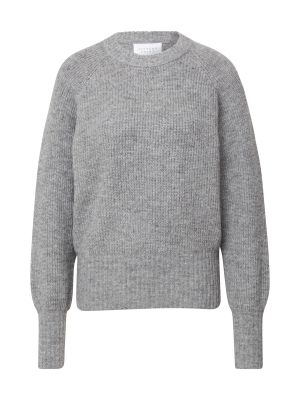 Меланжов пуловер Sisters Point сиво