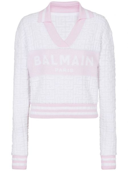 Jacquard pikeepaita Balmain pinkki