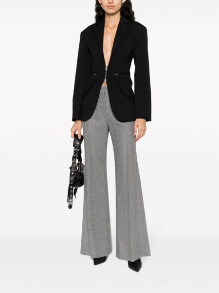 Pantalon large en feutre Givenchy gris