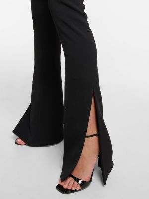 Pantaloni cu talie înaltă Mã´not negru