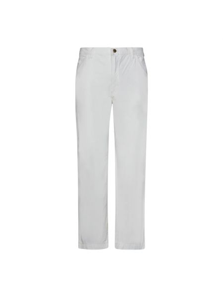 Białe proste jeansy Ralph Lauren