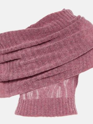 Sweter wełniany Jean Paul Gaultier fioletowy