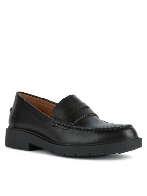 Loafers Geox μαύρο