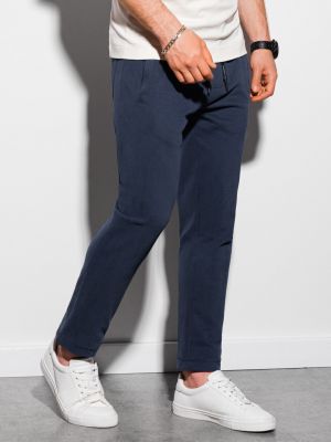 Sportovní kalhoty Ombre Clothing modré