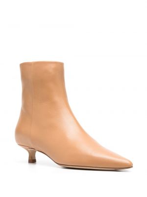 Ankle boots na obcasie Aeyde brązowe