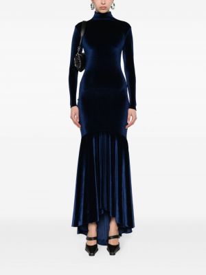 Sametové večerní šaty Atu Body Couture modré
