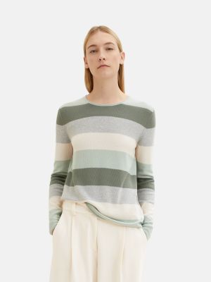 Меланжов пуловер Tom Tailor