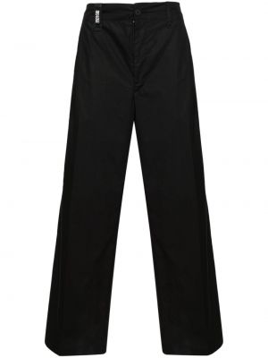 Παντελόνι σε φαρδιά γραμμή Versace Jeans Couture μαύρο