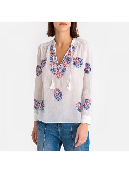 Блузка с вышивкой Antik Batik, белая