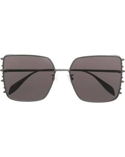 Gafas de sol con tachuelas Alexander Mcqueen Eyewear negro