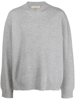 Вълнен пуловер Paura сиво