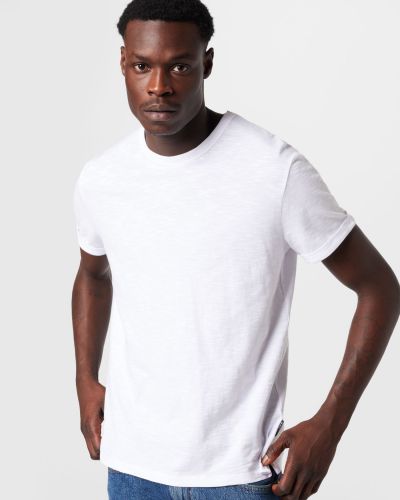 Majica s melange uzorkom Strellson bijela