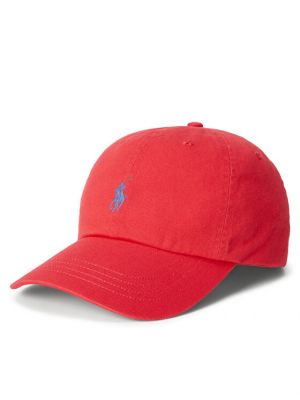 Kapa s šiltom Polo Ralph Lauren rdeča