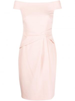 Μίντι φόρεμα Lauren Ralph Lauren ροζ