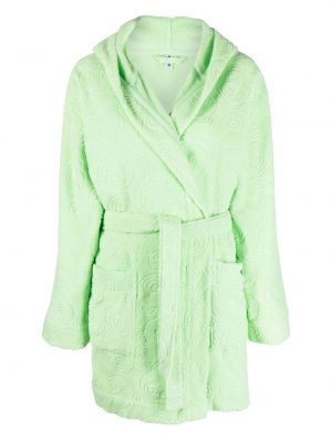 Pamučna haljina Moschino zelena