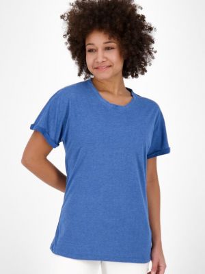Koszulka w kolorze melanż Alife And Kickin niebieska