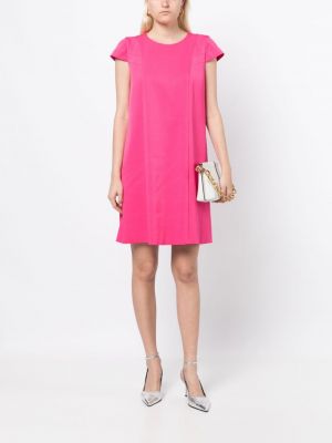 Mini šaty na zip Paule Ka růžové